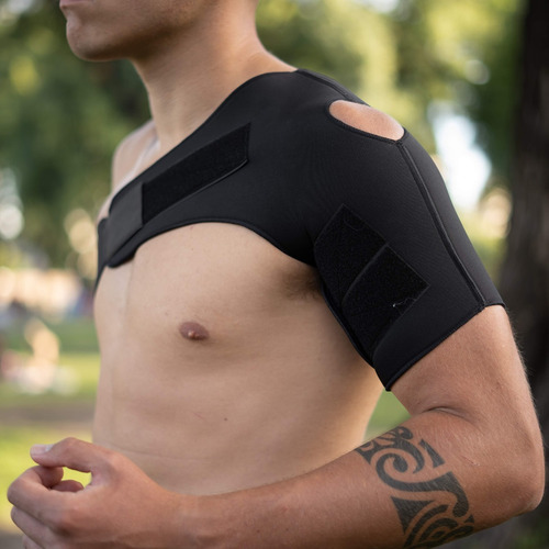 Imagen 2 de 2 de Hombrera Neoprene 3mm Universal Manguito Rotador Regulable