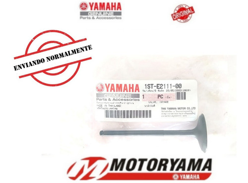 Válvula De Admissão Factor 150 Ed Yamaha  1ste211100