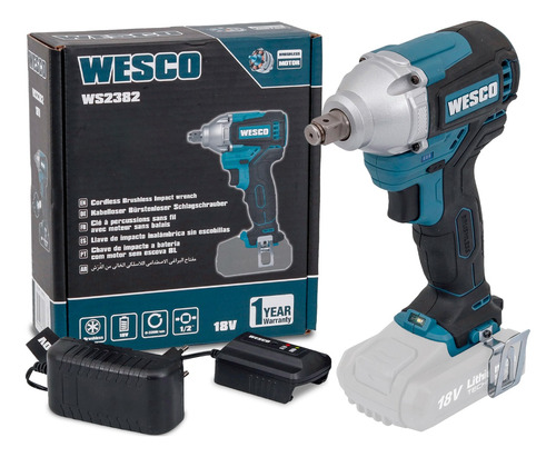 Chave De Impacto 1/2 À Bateria 18v Ws2382 - Wesco