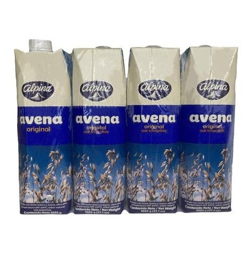 Avena Original Alpina 4 Unidades / 1 Litro