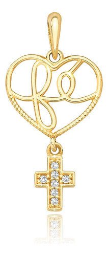 Colgante de oro de 18 quilates con forma de rosario en forma