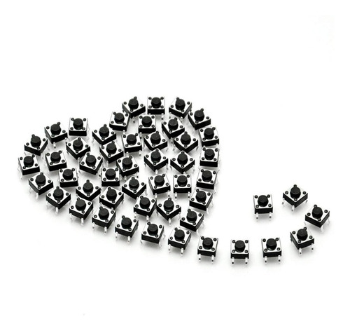 10 X Push Button Boton Pulsador Tact Switch 6x6x4,3mm