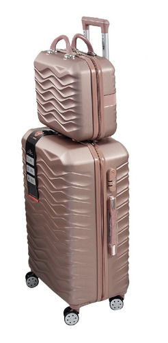 Set 5 Maletas De Viaje Travel Republic Trab5rg-03 Oro Rosa