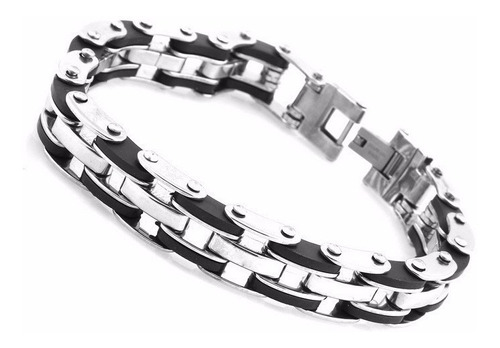 Moderna Pulsera De Hombre Bike  Moda Titanium Simple