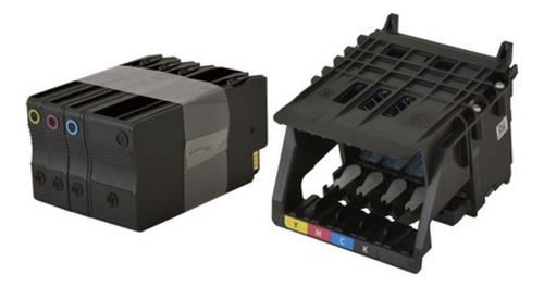 Cabezal + 4 Tintas Hp 711 Original C1q10a T120 T130 T520