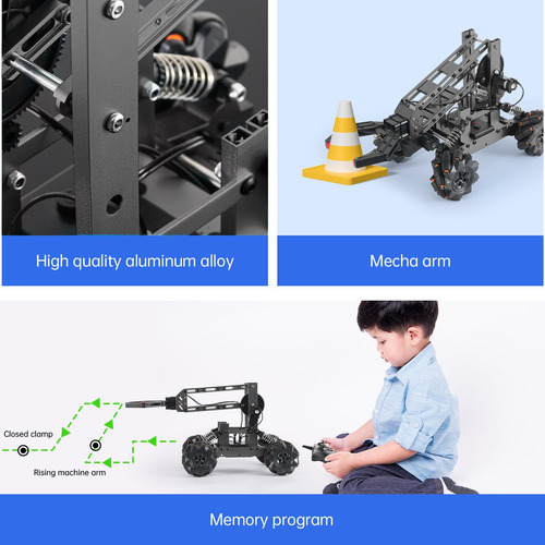 Brazo Robótico Inteligente Vanlinny De Science Kit Con Coche