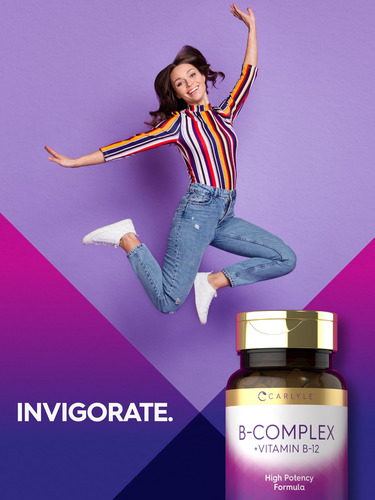 Suplemento De Vitamina Do Complexo B Carlyle Com Comprimidos