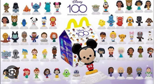 Mcdonalds Disney 100 Años Colección Figuras Genio Y Estrella