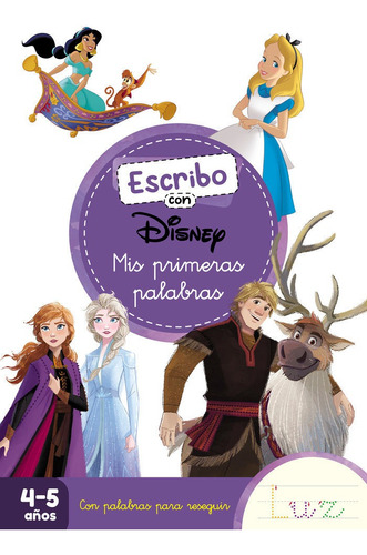 Escribo Con Disney. Mis Primeras Palabras (aprendo A Escribir Con Disney), De Disney. Editorial Cliper Plus, Tapa Blanda En Español