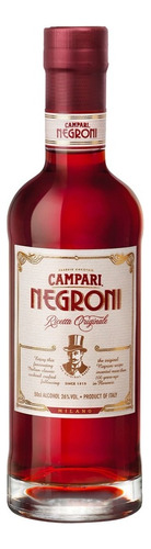 Coquetel Alcoólico Negroni Campari Garrafa 500ml