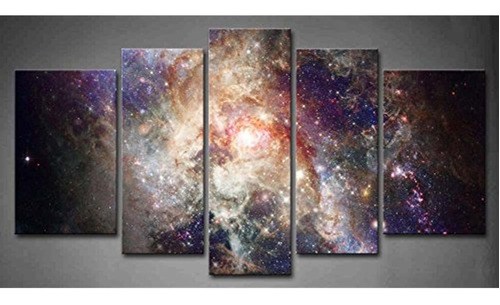 Cuadro Estrellas Nebulosa Abstracto Home Decor