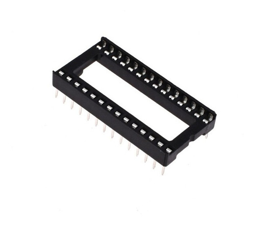 10 Pzas Base Socket 28 Pines Para Circuito Integrado