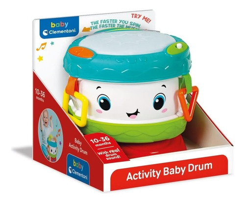 Tambor Musical Bebe Actividades Desarrollo Baby Clementoni