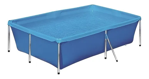 Piscina 2.000 Litros Botafogo - Aço Resistente e Lona PVC Durável