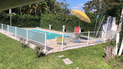 Imagem 5 de 30 de Chácara 2400m2, Casa Sede 3 Suítes, Proximo A Praia, Moveis Planejados, 2 Salas, Área Gourmet,piscina,2 Lagos Com Peixes,casa De Hospedes,galpão,pomar - Ch00265 - 70853141