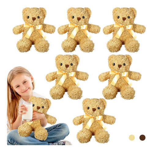 Peluches Mayoreo 6 Pzas Osos De Peluche 