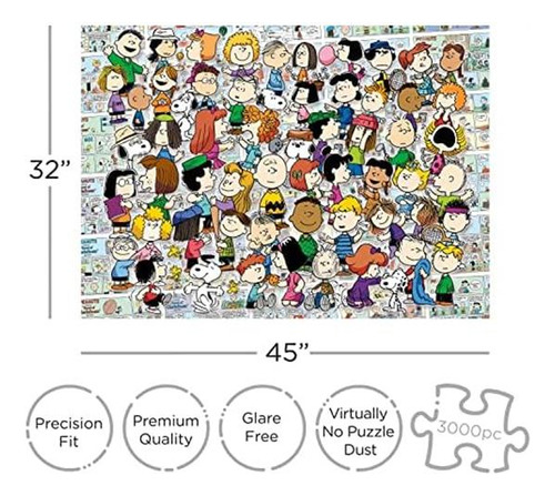 Aquarius Peanuts Cast Puzzle (rompecabezas De 3000 Piezas) -
