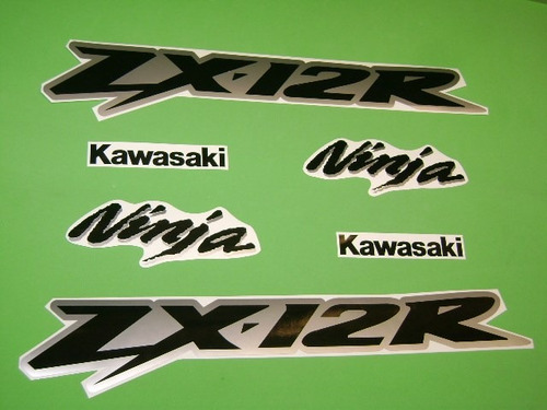 Kit De Stickers Calcomanias Para Moto Kawasaki Ninja Zx12r