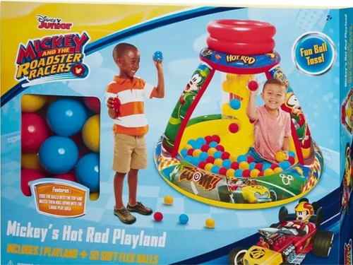 Imagen 2 de 2 de Alberca De Pelotas De Niño Disney Mickey Mause +50 Pelotas