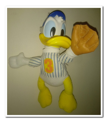 Pato Donald Disney, Peluche Cara Goma, 25x20 Cms. Aprox.