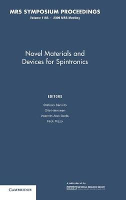 Libro Novel Materials And Devices For Spintronics: Volume...
