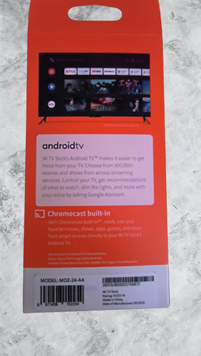 Aparato Smart Tv Xiaomi Mi Tv Box Stick