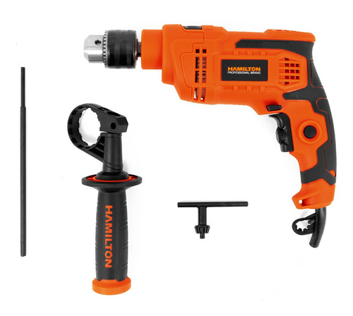 Taladro Percutor Eléctrico 220v 710w Mandril 13mm Hamilton Htp002