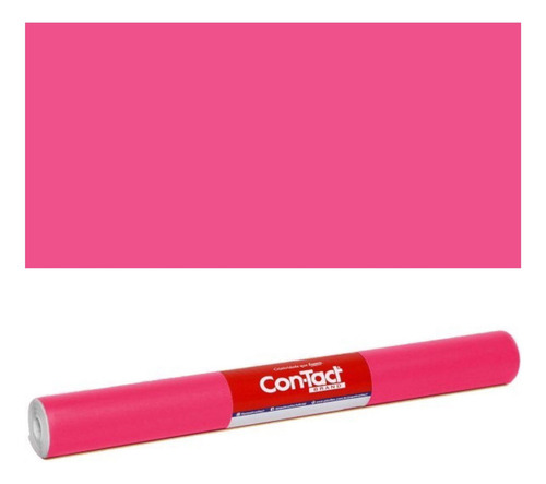 Papel Adesivo Autocolante Fosco Opaco 45cm X 10mts Diversos Cor Pink