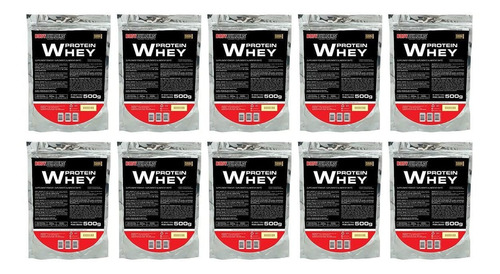 Kit 10x Whey Protein 500g Baunilha - Bodybuilders