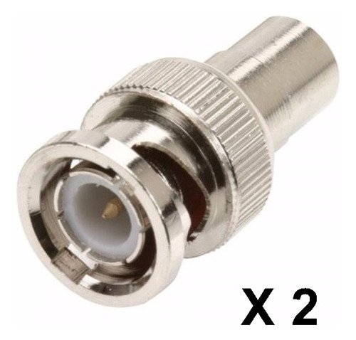 Conector Bnc Macho - Rca Hembra