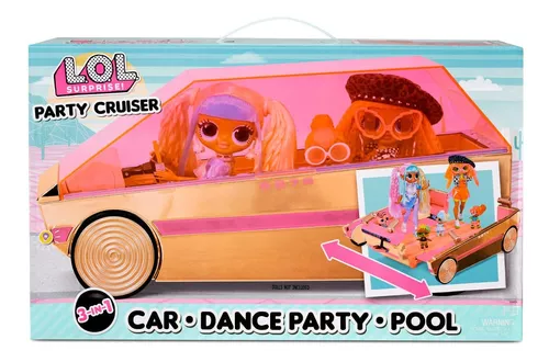 UAU! Conjunto L.O.L. CAR-POOL COUPE com Boneca Exclusiva, Piscina Surpresa  & Pista de Dança  UAU! Conjunto L.O.L. CAR-POOL COUPE com Boneca  Exclusiva, Piscina Surpresa & Pista de Dança Oi, pessoal! Hoje