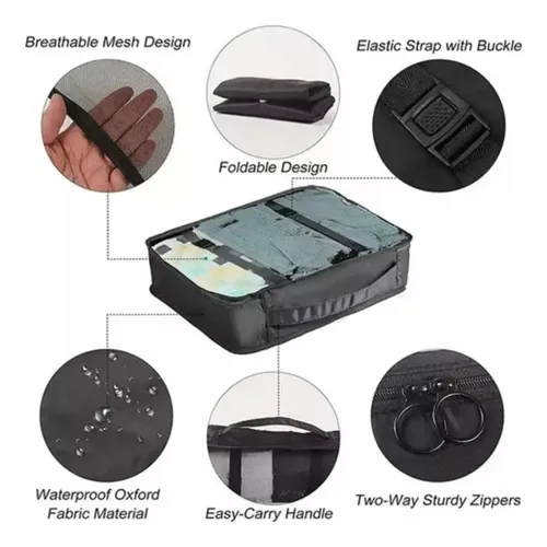 Organizador Kit Viajero 7 Unidades
