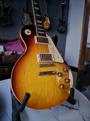 Gibson Les Paul Historic 1958 Custom Shop 58 R8 Bourbon Diestro Bourbon Burst Rosewood (Usado)