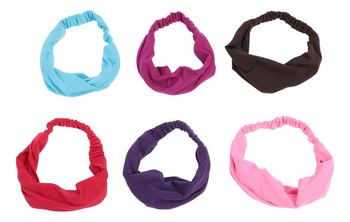 Diademas Elásticas Para Accesorios Para El Cabello, 6 Unidad