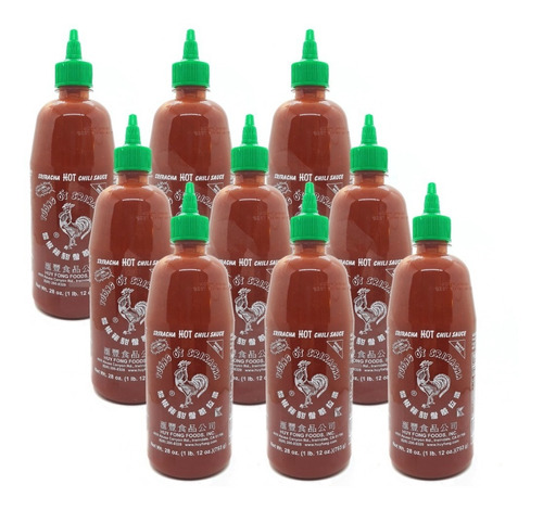 Pack X 9 Unidades Salsa Sriracha Tuong Ot 793 Gr.