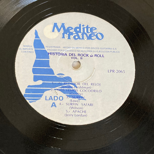 Various / Historia Del Rock & Roll V.2 Lp Vinilo 1982 Mx (Usado)
