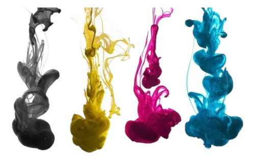 Psa Kit 4 Tinta Inktec E0017 Base Agua Cian Magenta Negro Am