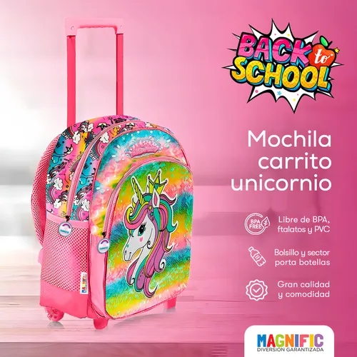 Mochilas de unicornio de carrito new arrivals
