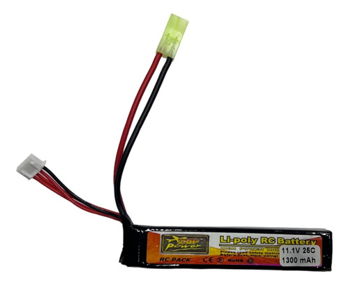 Zoppower Batería Lipo 11.1v O 7.4v Para Réplicas De Airsoft