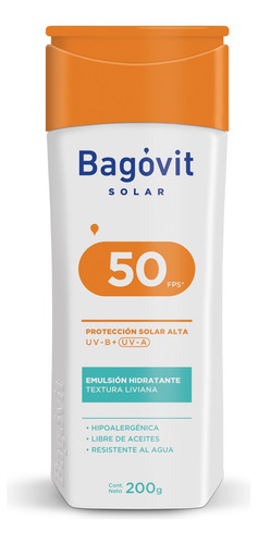 Bagovit Solar Family Care Protección Solar Fps 50 200ml