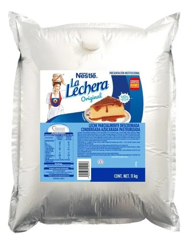 La Lechera Leche Condensada Original Nestle Bolsa 4.5 Kg