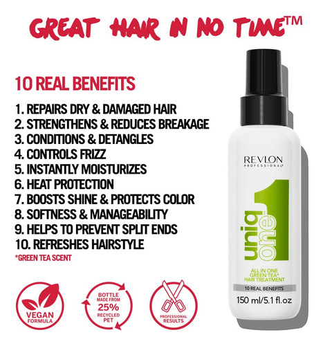 Tratamiento Capilar Uniqone Revlon Professional Hidratante 1