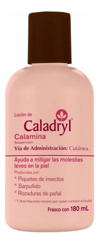 Caladryl Loción En Crema Frasco Con 180 Ml