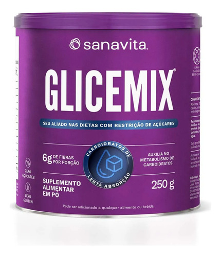 Glicemix Ig Sanavita Sem Sabor - Lata 250g