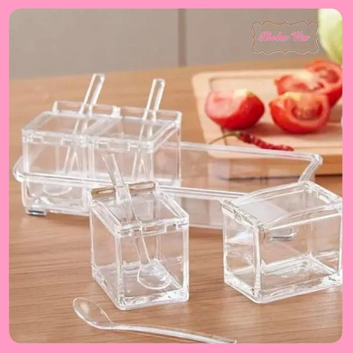 O Organizador Temperos Acrílico Para Condimentos Cozinha