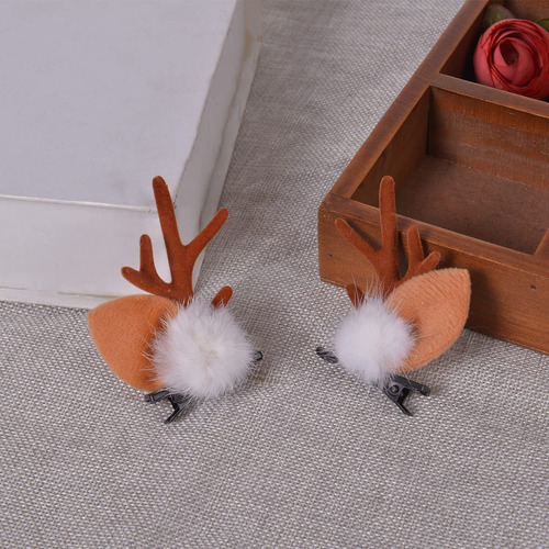 Diadema De Cuernos De Reno De Navidad Para Niñas, Tocados De