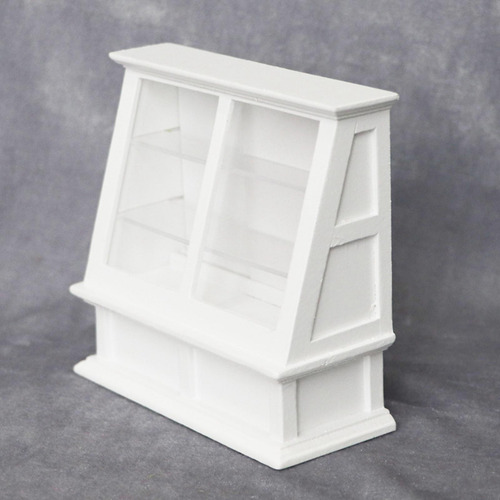 Gabinete De Pastel En Miniatura Para Casa De Muñecas Blanco