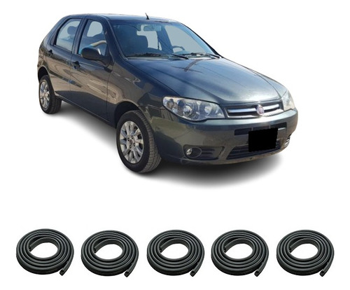 Burletes Fiat Palio 2007 5 Ptas. Kit 4 Puertas + Baul  