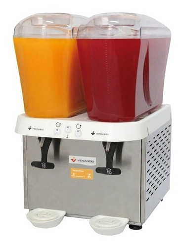 Refresqueira Máquina Suco Inox Venancio 2 Cuba 32l Rv216