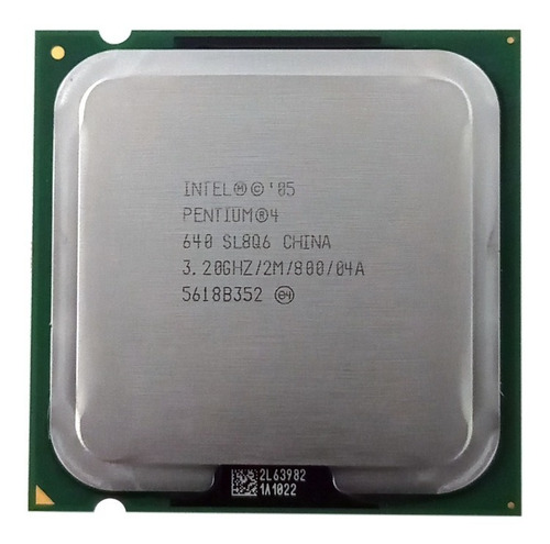 Processador Intel Pentium 4 640 Sl8q6 Lga775 2m 3,20ghz